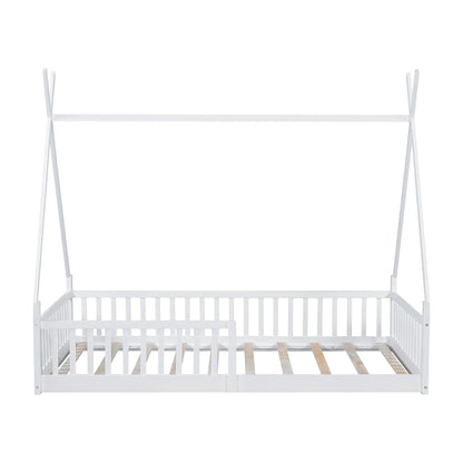 House Shaped Design Bed With Fence - The Sleep Loft - Online Mattress Showroom NYC