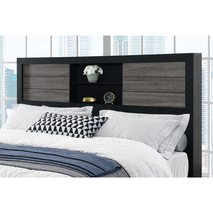 Soluto - Bed With Bookcase Headboard - The Sleep Loft - Online Mattress Showroom NYC