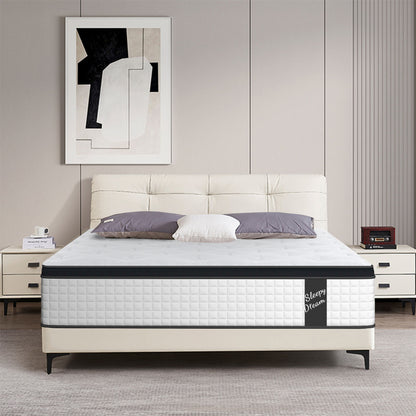 12" Hybrid Mattress Individual Pocket Spring, 7 Zoned Memory Foam - The Sleep Loft - Online Mattress Showroom NYC