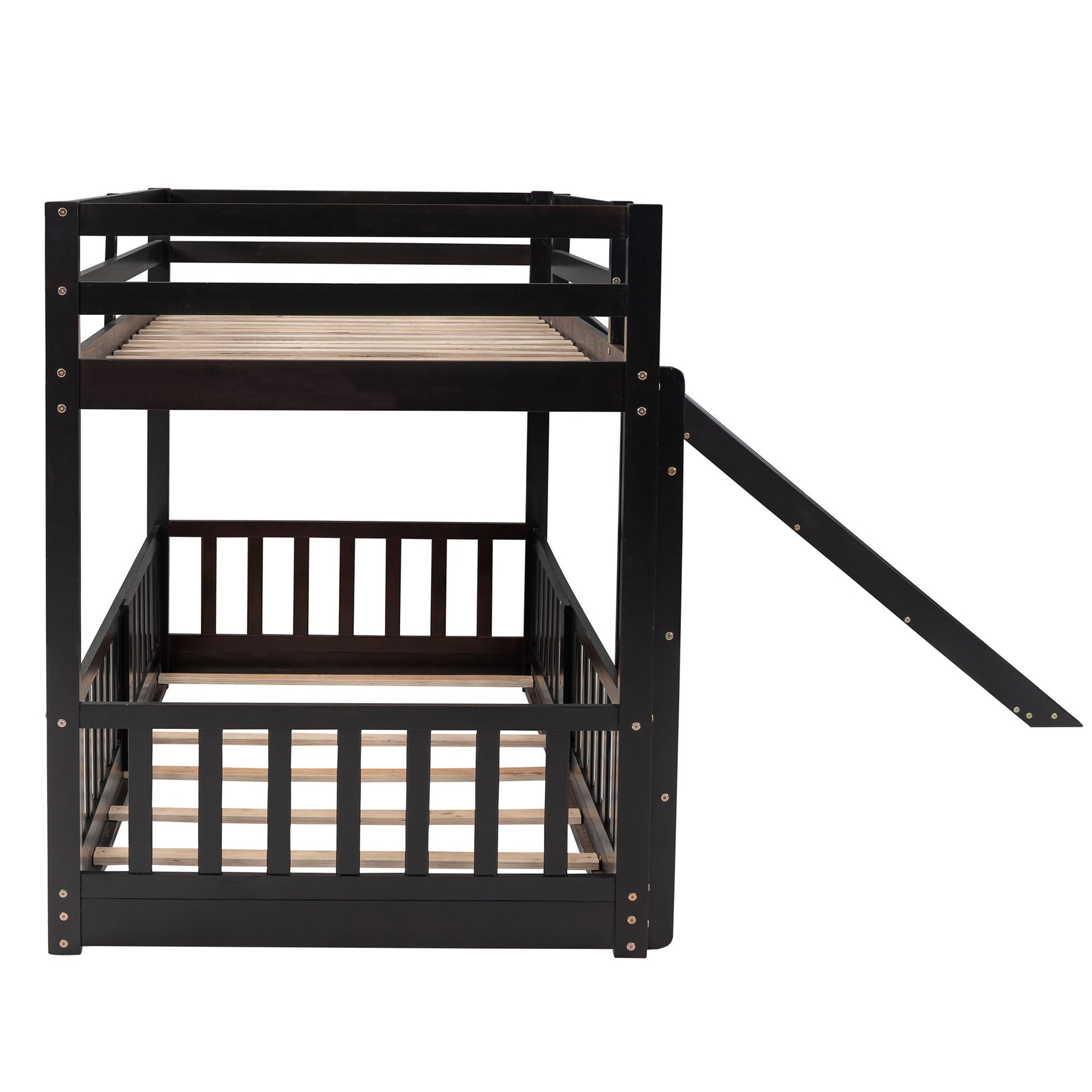 Bunk Bed With Convertible Ladder And Slide - The Sleep Loft - Online Mattress Showroom NYC