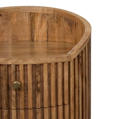 Soba - Bedside Table, 4 Drawer - Oak - The Sleep Loft - Online Mattress Showroom NYC