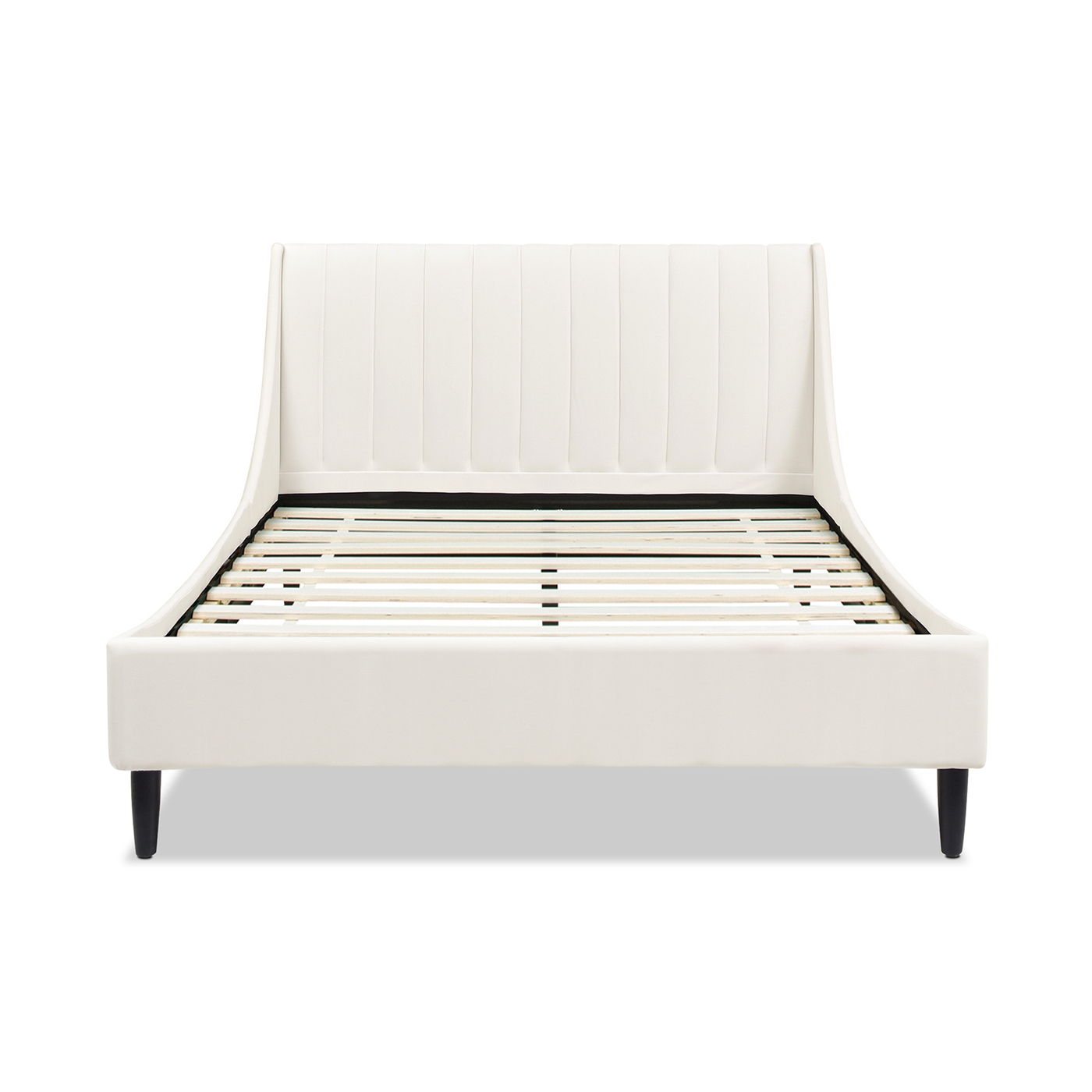 Aspen - Vertical Tufted Modern Headboard Platform Bed Set - The Sleep Loft - Online Mattress Showroom NYC