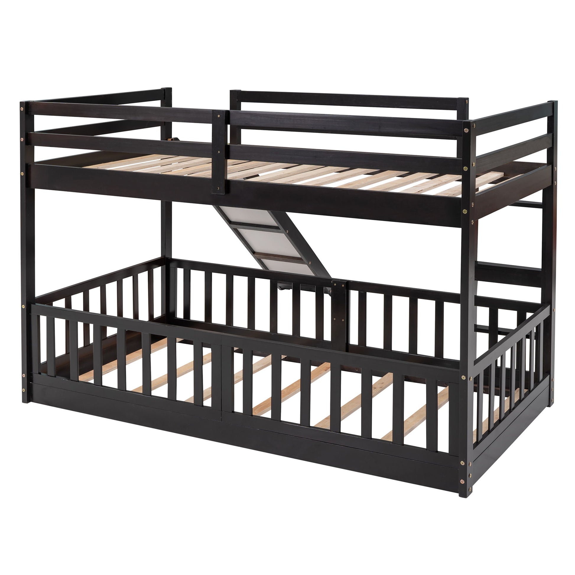 Bunk Bed With Convertible Ladder And Slide - The Sleep Loft - Online Mattress Showroom NYC