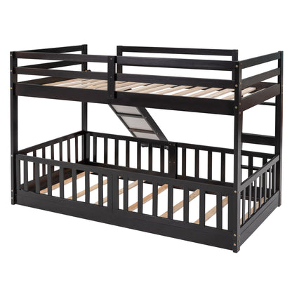 Bunk Bed With Convertible Ladder And Slide - The Sleep Loft - Online Mattress Showroom NYC