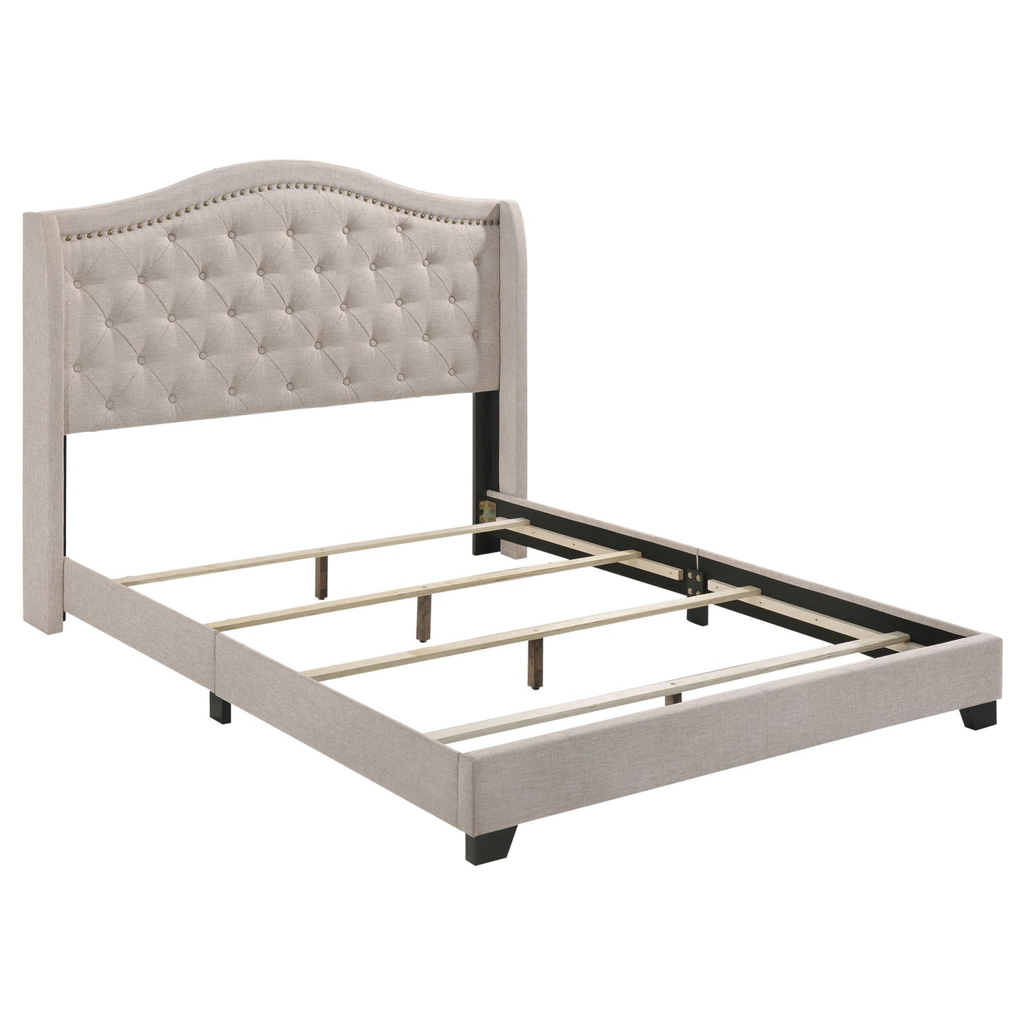 Maassluis - Bed With Button Tufted Headboard - The Sleep Loft - Online Mattress Showroom NYC