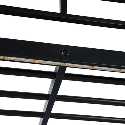 Loft Bed With Desk, Shelves, Power Outlet, LED Light And Wardrobe - The Sleep Loft - Online Mattress Showroom NYC