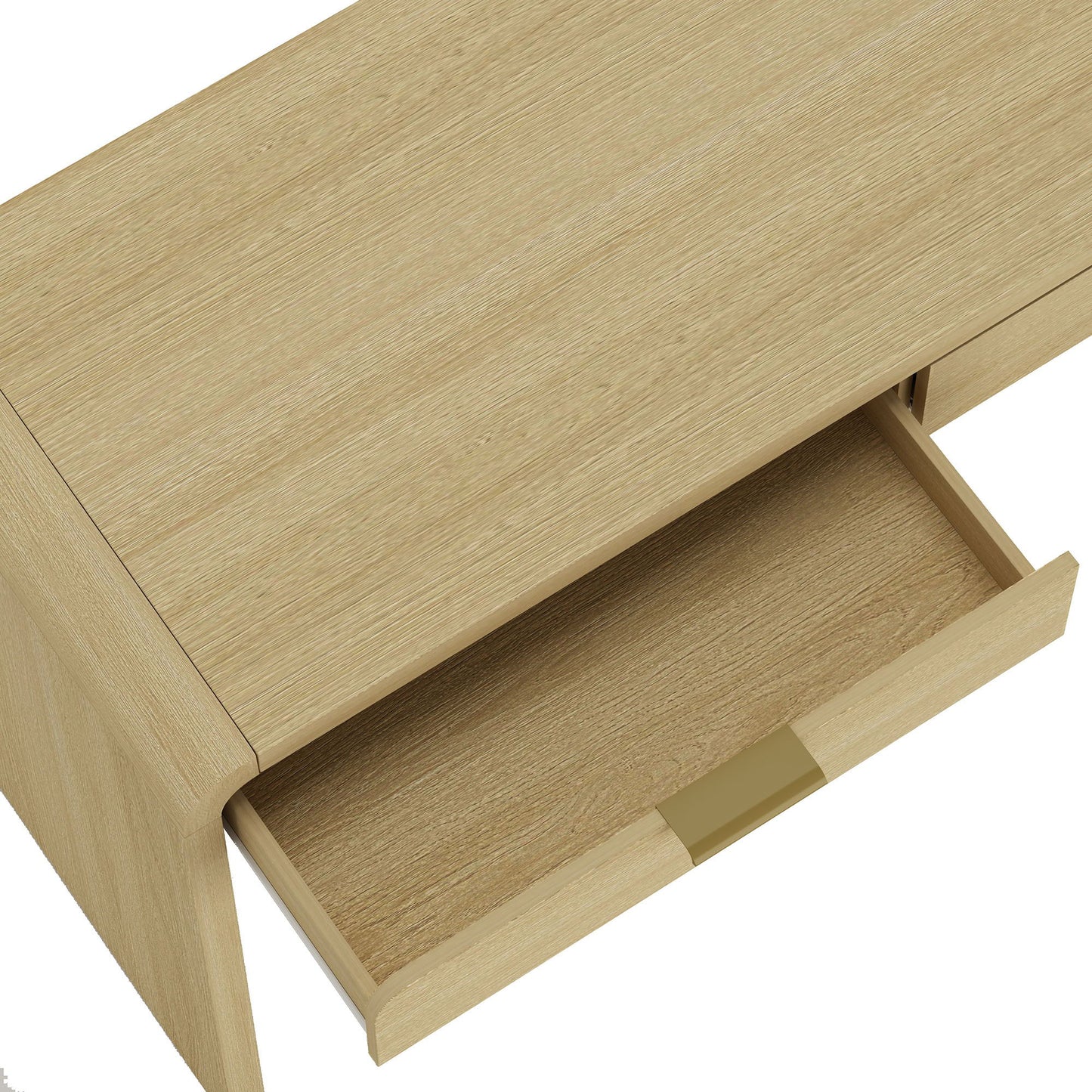 Grace - Office Desk With 2 Drawers - Oak - The Sleep Loft - Online Mattress Showroom NYC