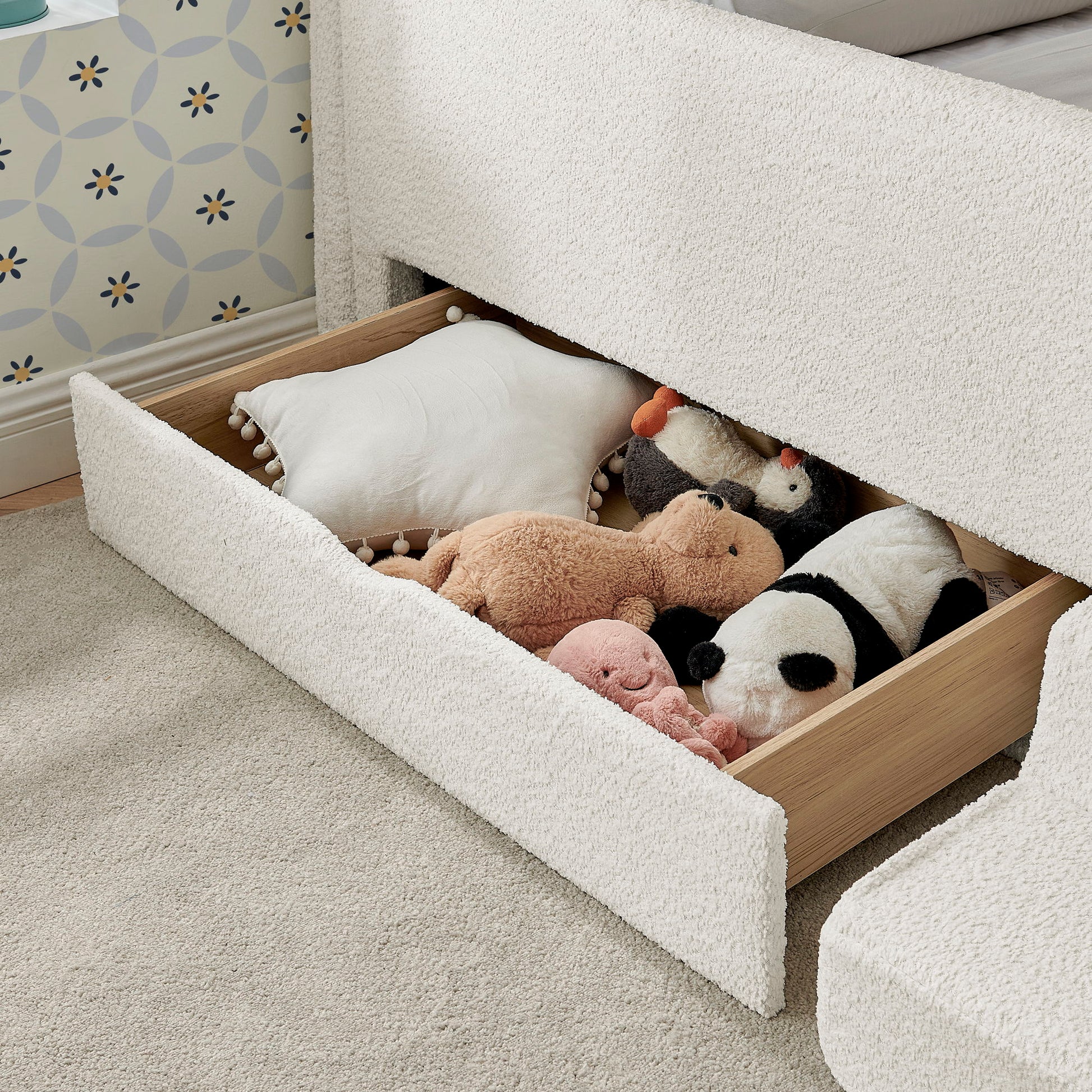 Safe Kids Bed With Guardrails And Storage - The Sleep Loft - Online Mattress Showroom NYC