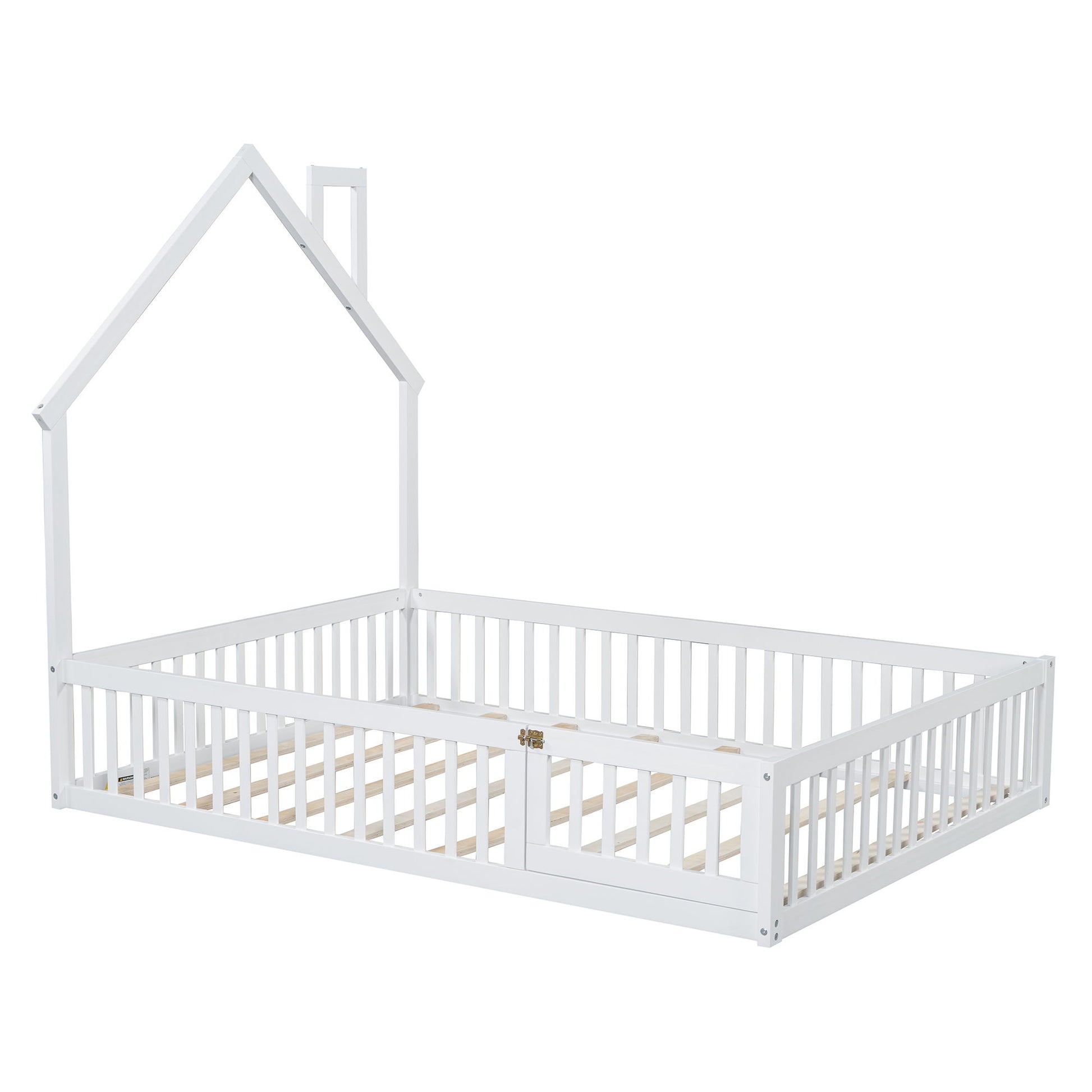 House Platform Bed With Guardrail - The Sleep Loft - Online Mattress Showroom NYC