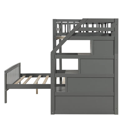 Loft Bed With Staircase And Storage - The Sleep Loft - Online Mattress Showroom NYC