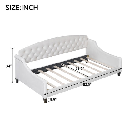 Modern Tufted Button Daybed - The Sleep Loft - Online Mattress Showroom NYC