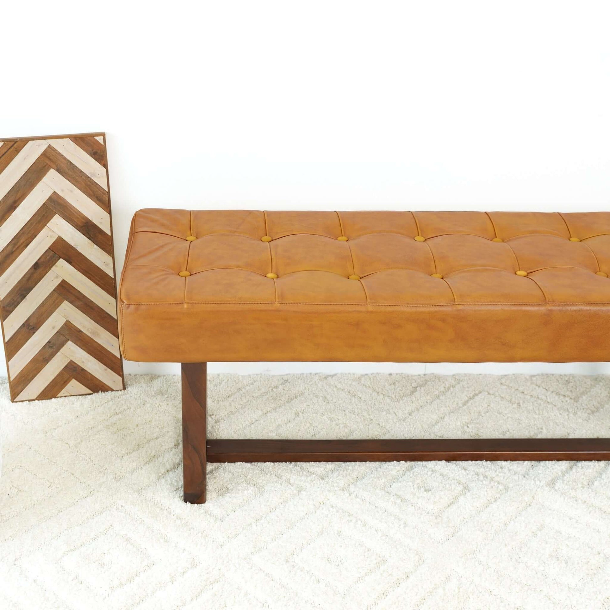 Cameron - Bench - Brown / Tan - The Sleep Loft - Online Mattress Showroom NYC