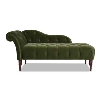 Samuel - Tufted Roll Arm Chaise Lounge - The Sleep Loft - Online Mattress Showroom NYC