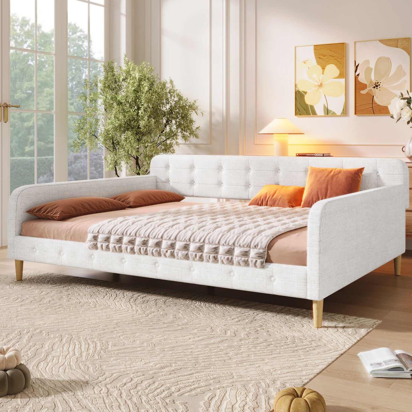Upholstered Daybed - The Sleep Loft - Online Mattress Showroom NYC