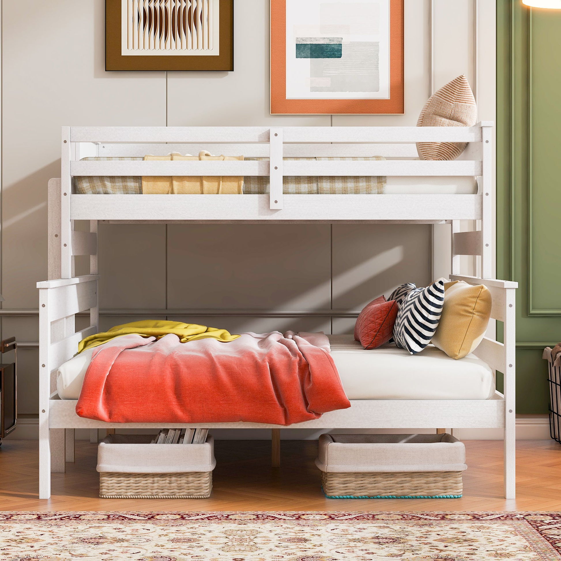 Detachable Design Bunk Bed With Ladder - The Sleep Loft - Online Mattress Showroom NYC