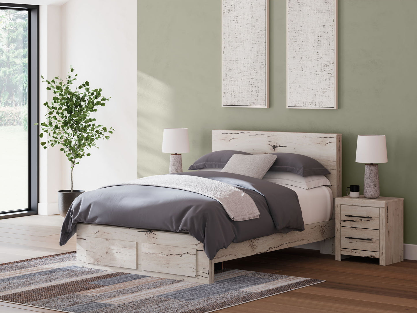 Lawroy - Panel Bed With Storage - The Sleep Loft - Online Mattress Showroom NYC