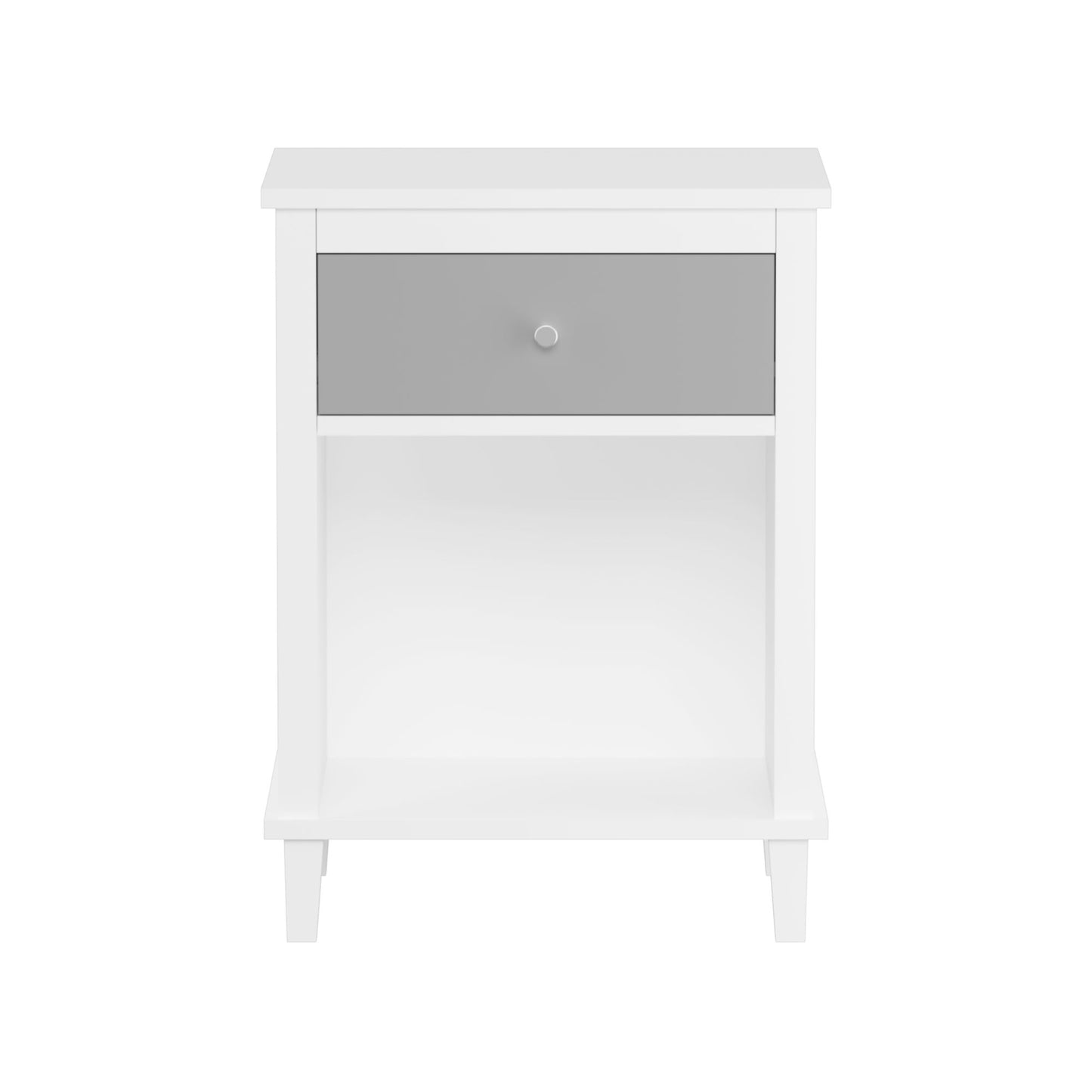 Nightstand With 1 Drawer 1 Shelf - The Sleep Loft - Online Mattress Showroom NYC