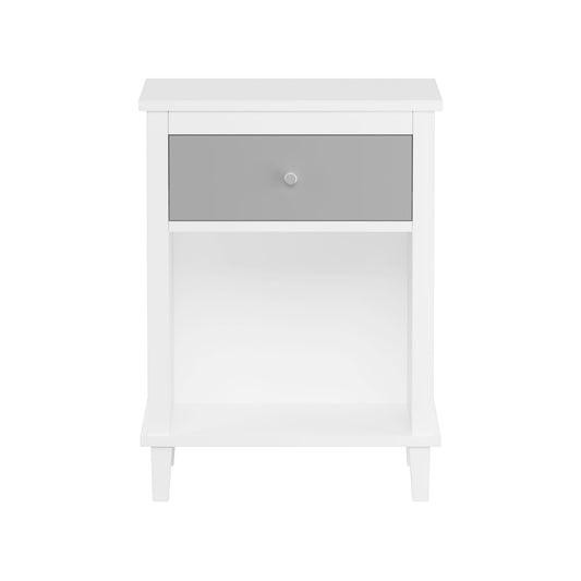 Nightstand With 1 Drawer 1 Shelf - The Sleep Loft - Online Mattress Showroom NYC