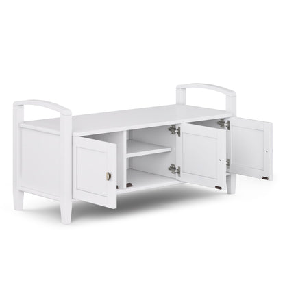 Warm Shaker - Handcrafted Entryway Storage Bench - The Sleep Loft - Online Mattress Showroom NYC