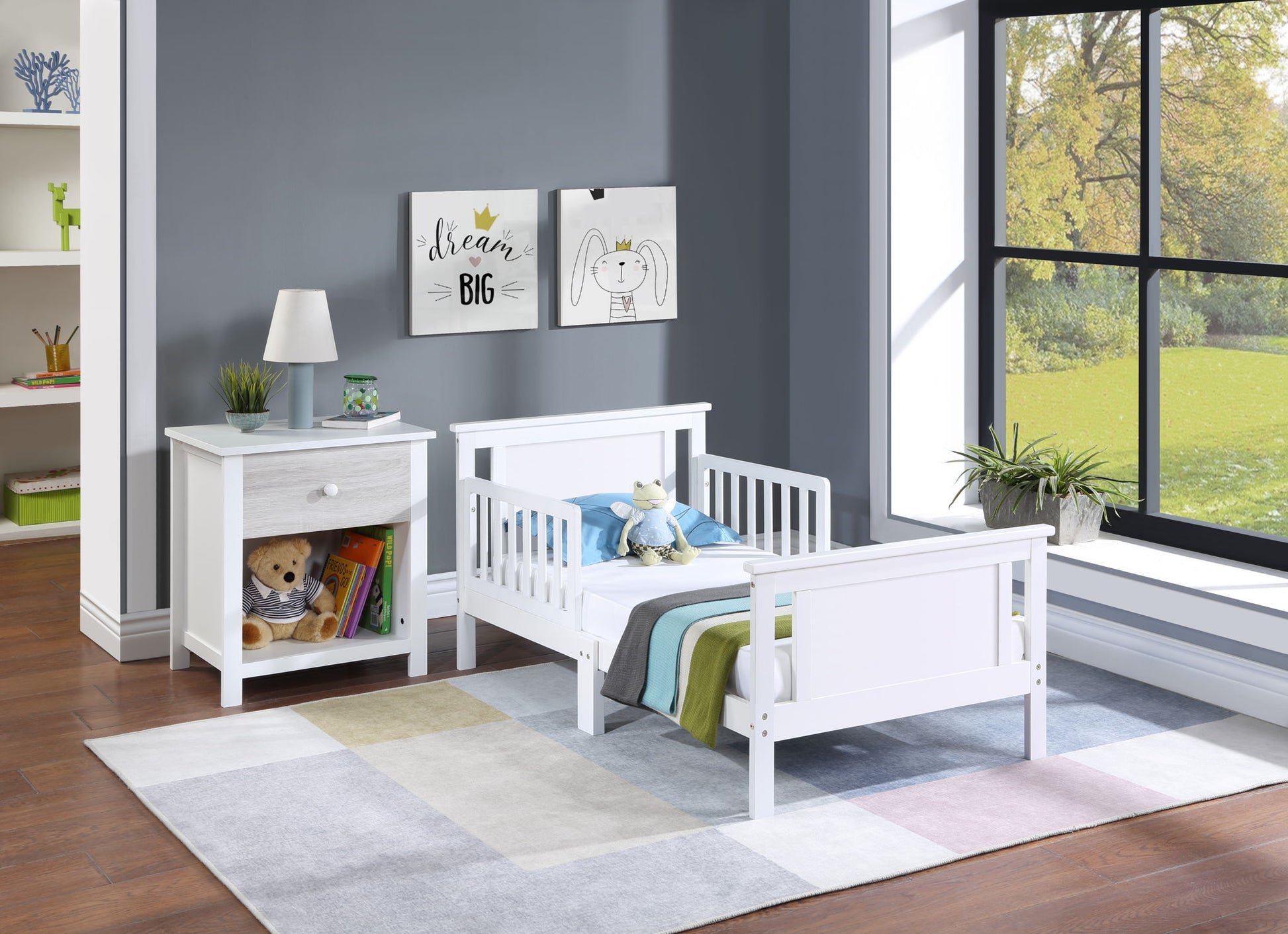 Connelly - Reversible Panel Toddler Bed - The Sleep Loft - Online Mattress Showroom NYC
