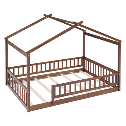 Bed House Bed Frame With Fence - The Sleep Loft - Online Mattress Showroom NYC