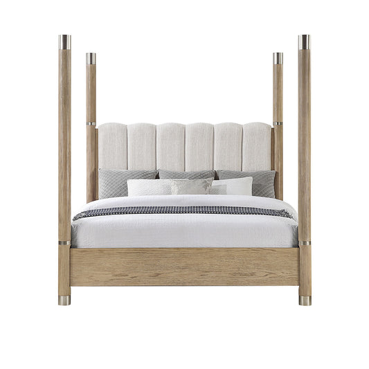 Sarai - Bed With Plush Upholstered Headboard - The Sleep Loft - Online Mattress Showroom NYC
