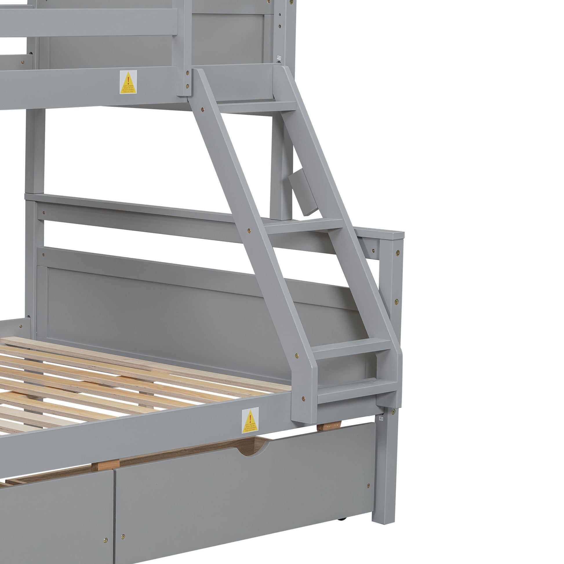 Bunk Bed With Ladder And Safety Guardrail - The Sleep Loft - Online Mattress Showroom NYC