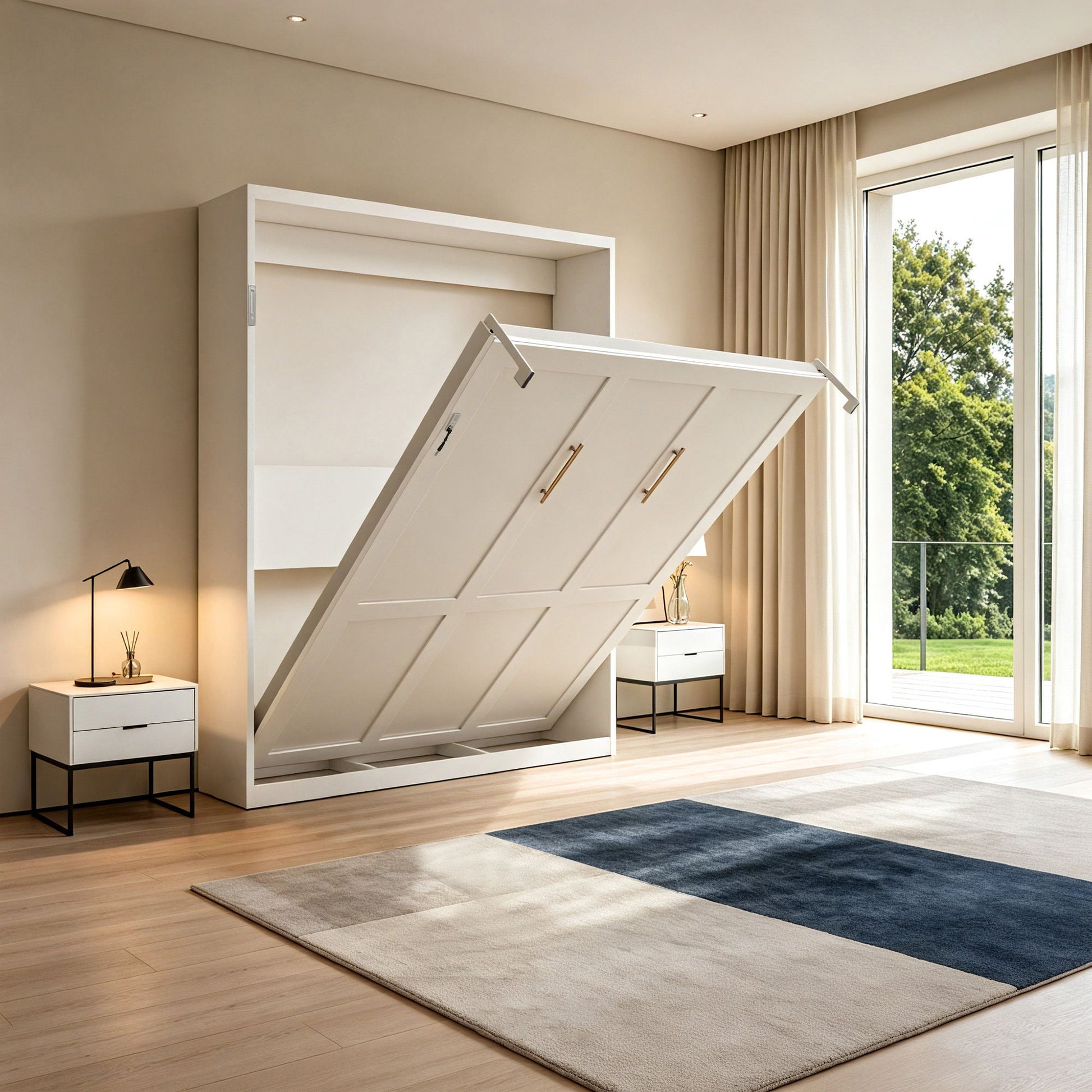 Folding Vertical Murphy Wall Bed - The Sleep Loft - Online Mattress Showroom NYC