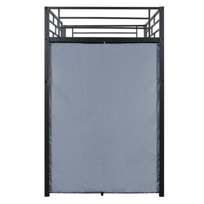 Loft Bed With Desk, Shelves, Power Outlet, LED Light And Wardrobe - The Sleep Loft - Online Mattress Showroom NYC