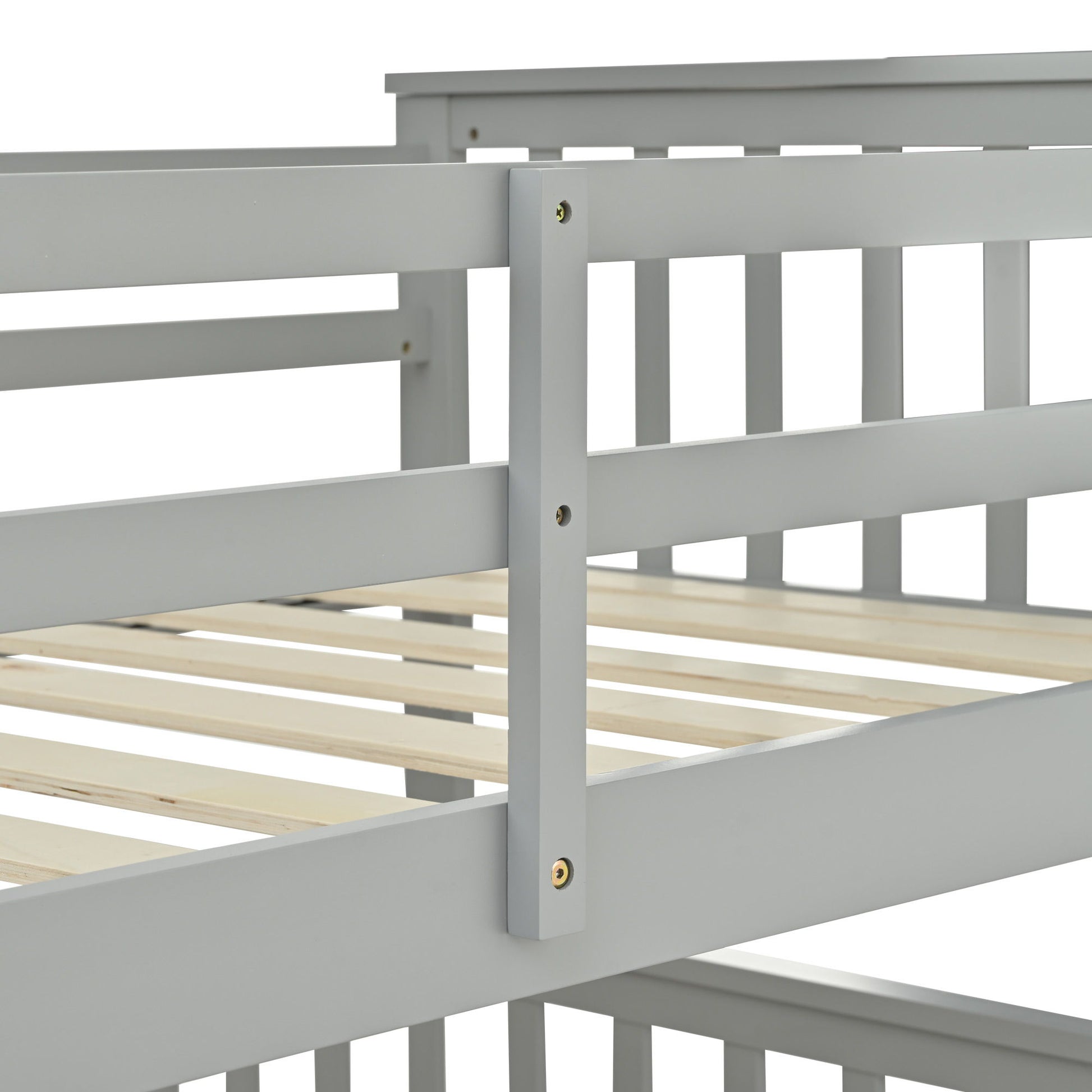 Bunk Bed With Ladder, And Safety Guard Rails - The Sleep Loft - Online Mattress Showroom NYC