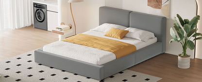 Upholstered Platform Bed, Grounded Bed With Solid Frame - The Sleep Loft - Online Mattress Showroom NYC