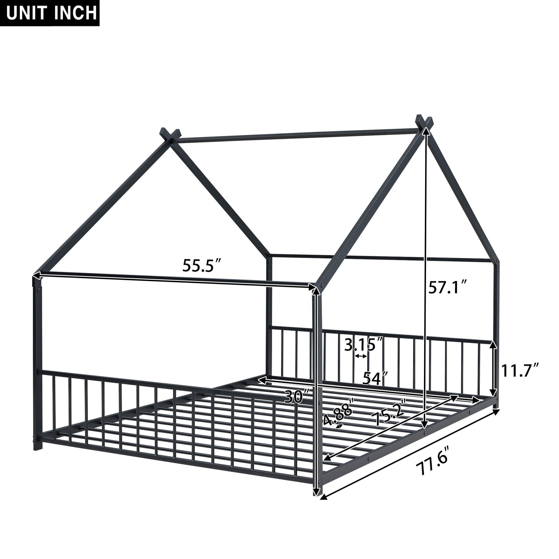 Metal House Bed - The Sleep Loft - Online Mattress Showroom NYC