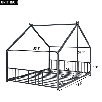 Metal House Bed - The Sleep Loft - Online Mattress Showroom NYC