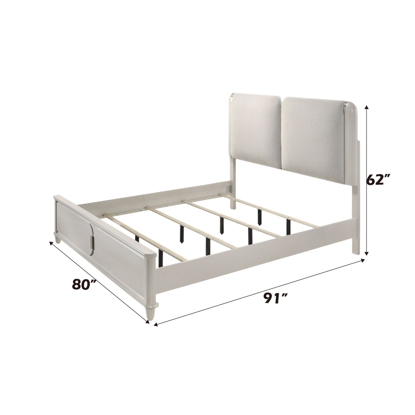 Laveda - Boucle Bed With LED - The Sleep Loft - Online Mattress Showroom NYC
