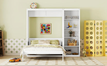 Murphy Wall Bed With Shelves - The Sleep Loft - Online Mattress Showroom NYC
