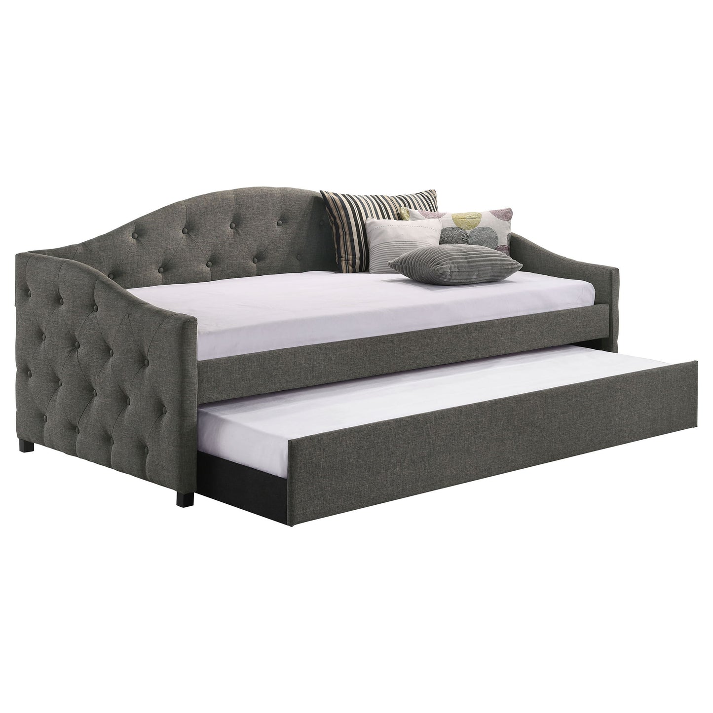Tremont - Twin Daybed With Trundle - Gray - The Sleep Loft - Online Mattress Showroom NYC