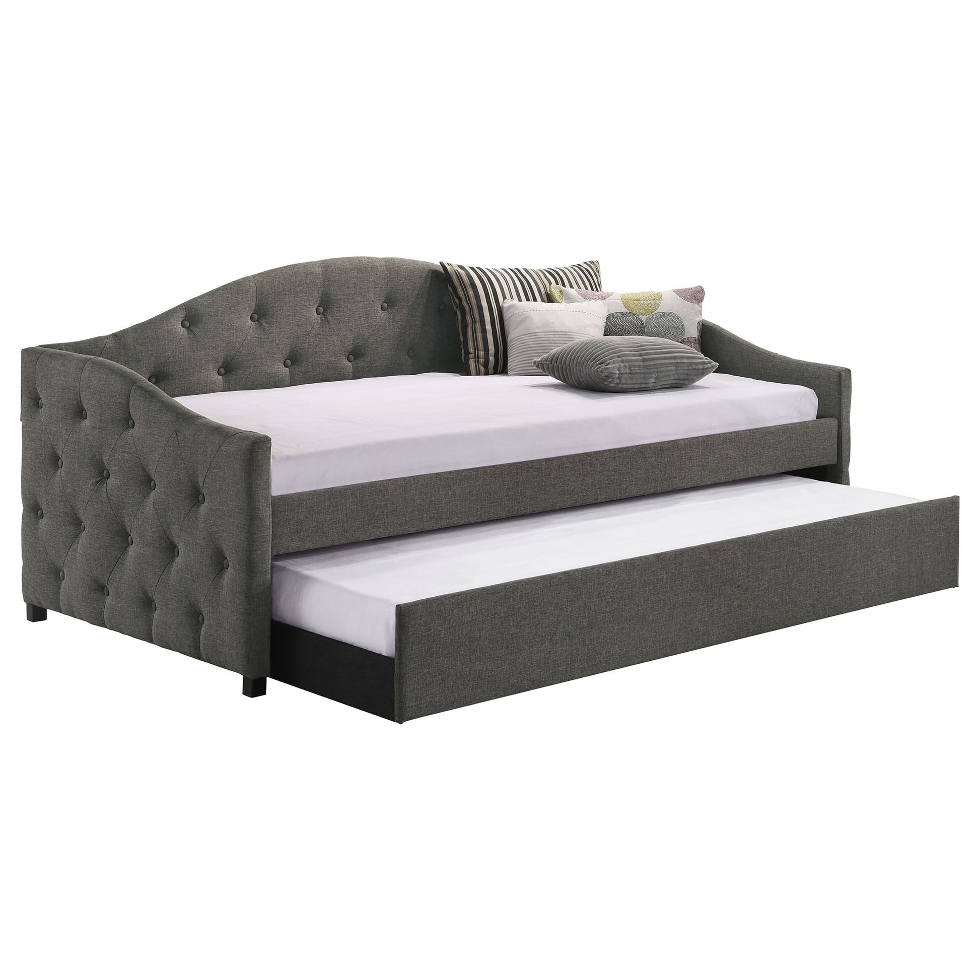 Tremont - Twin Daybed With Trundle - Gray - The Sleep Loft - Online Mattress Showroom NYC