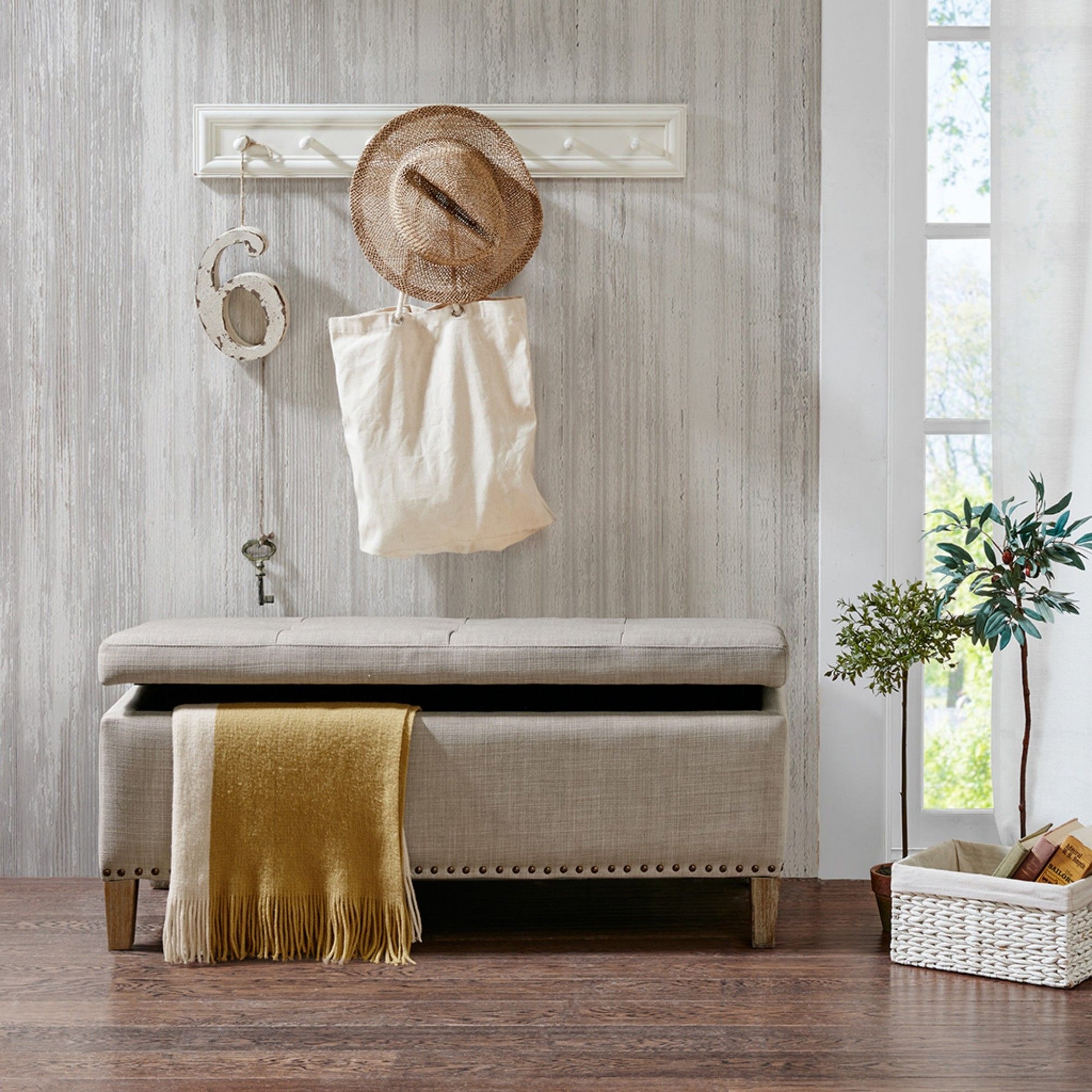 Modern Tufted Top Soft Close Storage Bench - The Sleep Loft - Online Mattress Showroom NYC