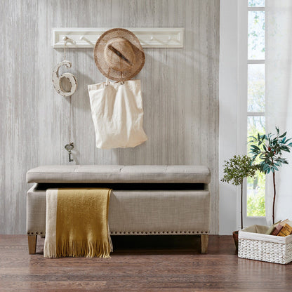 Modern Tufted Top Soft Close Storage Bench - The Sleep Loft - Online Mattress Showroom NYC