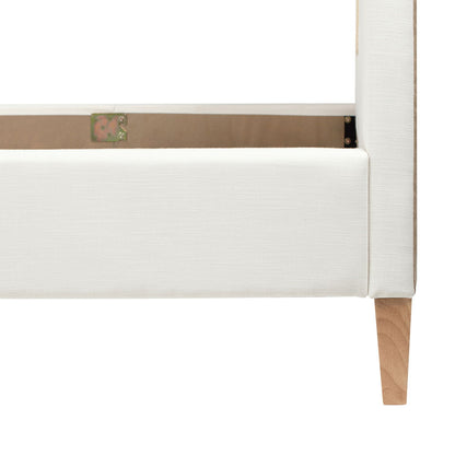 Haley - Upholstered Cane Back Platform Bed - The Sleep Loft - Online Mattress Showroom NYC