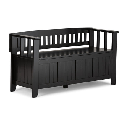 Acadian - Entryway Storage Bench, Handcrafted - The Sleep Loft - Online Mattress Showroom NYC