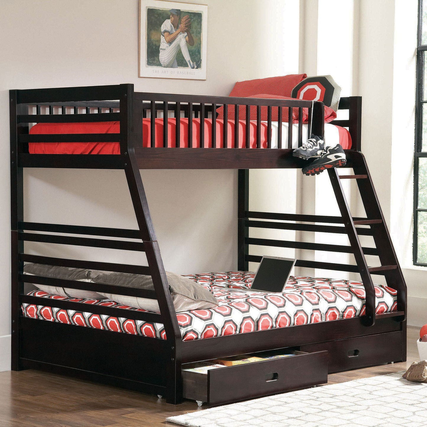 Newhall - Bunk Bed With 2 Drawers - The Sleep Loft - Online Mattress Showroom NYC