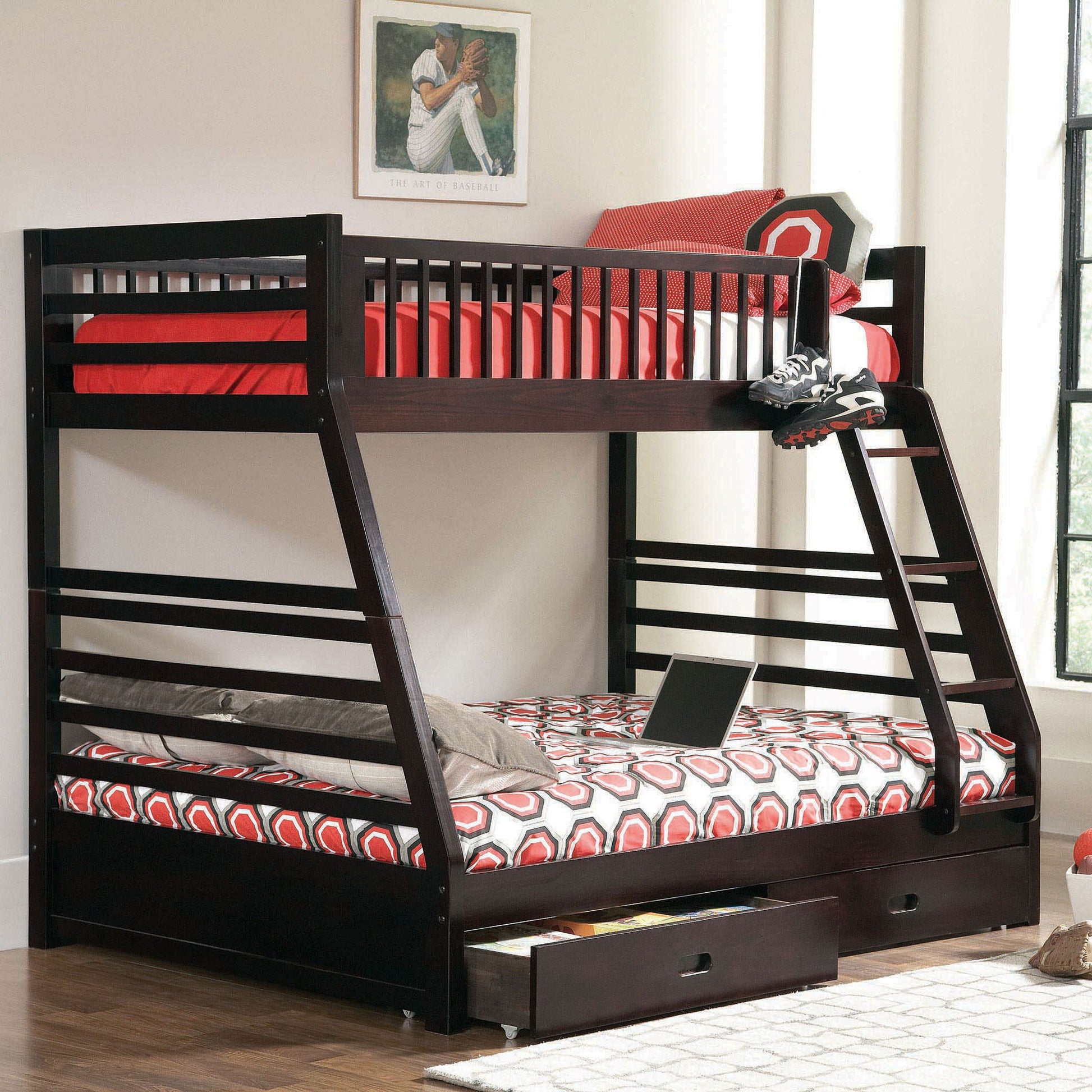Newhall - Bunk Bed With 2 Drawers - The Sleep Loft - Online Mattress Showroom NYC