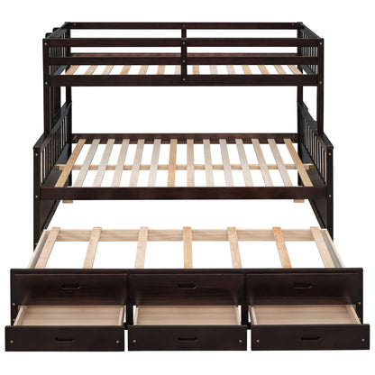 Bunk Bed With Twin Size Trundle And Drawers - The Sleep Loft - Online Mattress Showroom NYC