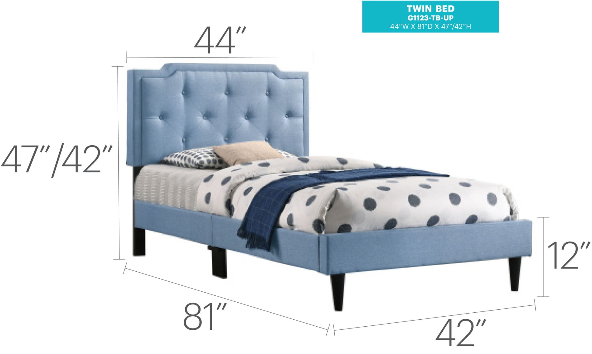 Button Tufted Bed Charming For Cozy Spaces - The Sleep Loft - Online Mattress Showroom NYC