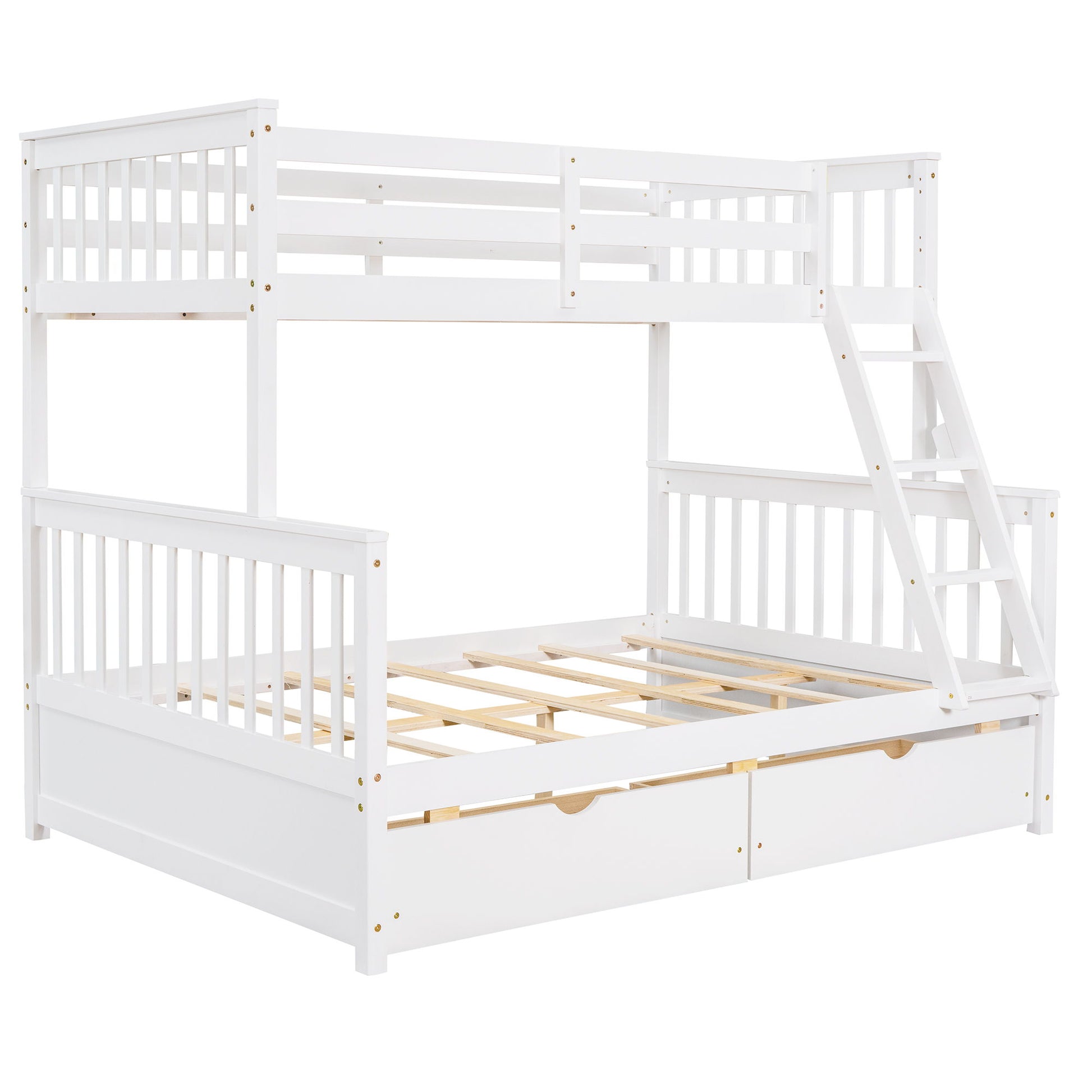 Bunk Bed With Ladders And 2 Storage Drawers - The Sleep Loft - Online Mattress Showroom NYC