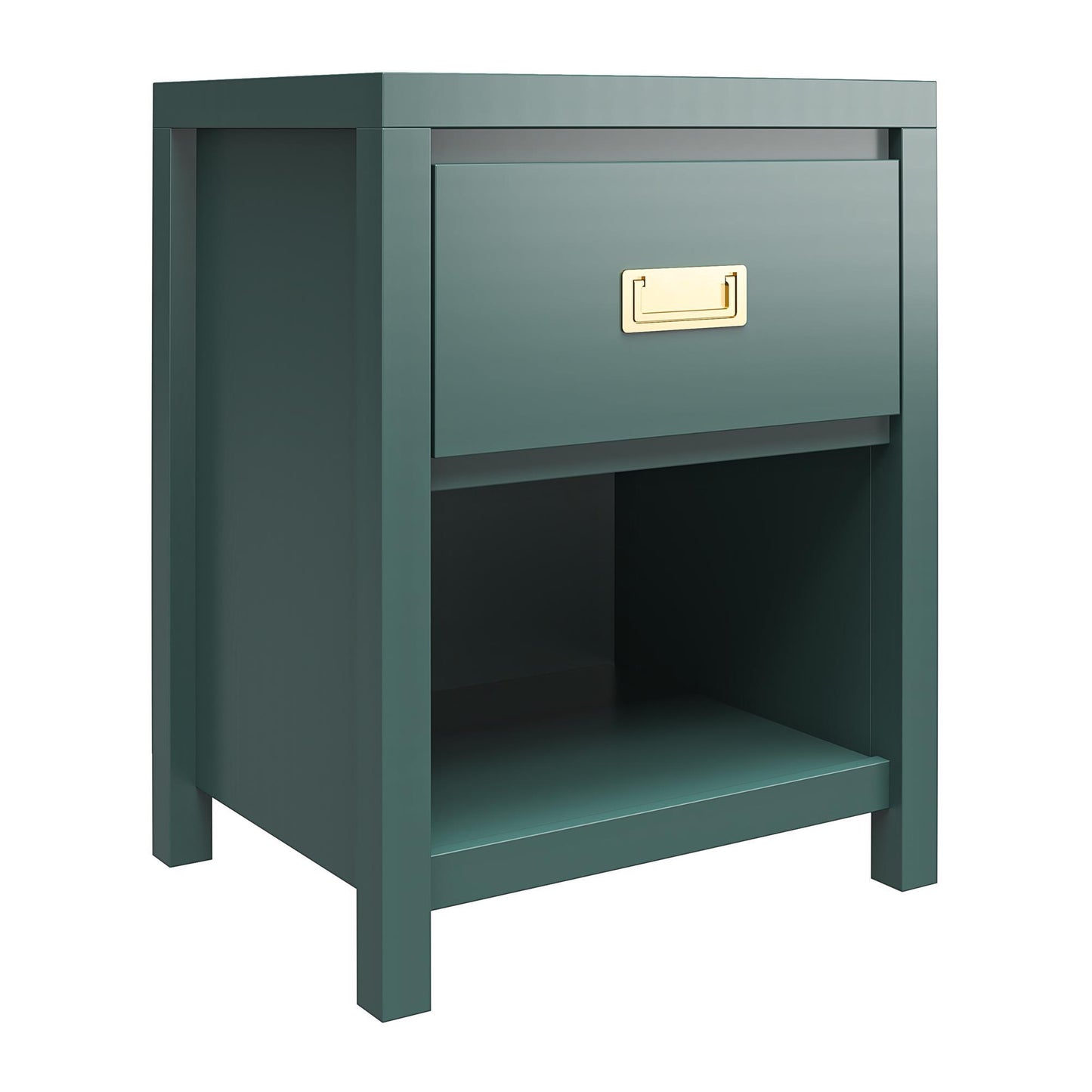 Haven - 1 Drawer Nightstand - Green - The Sleep Loft - Online Mattress Showroom NYC