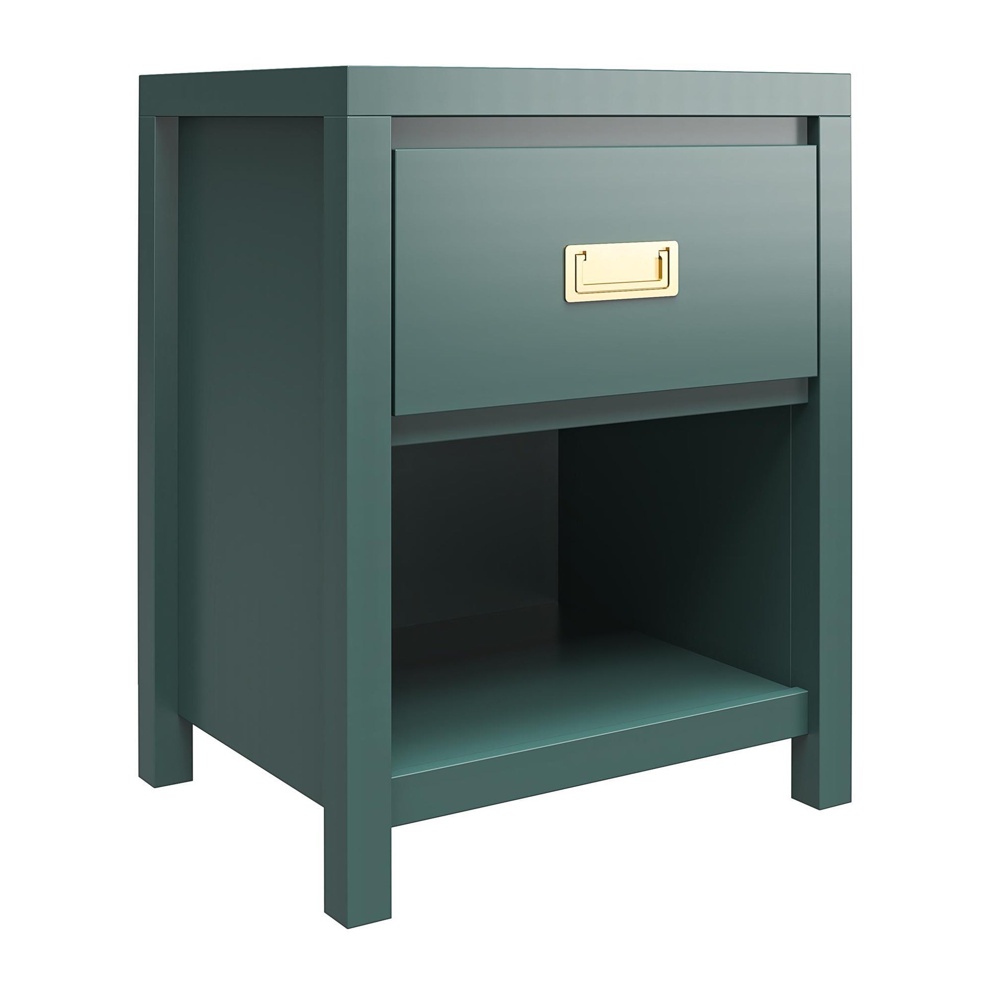 Haven - 1 Drawer Nightstand - Green - The Sleep Loft - Online Mattress Showroom NYC