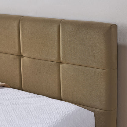 Upholstered Bed Frame With Tufted Backrest And Armrests - The Sleep Loft - Online Mattress Showroom NYC