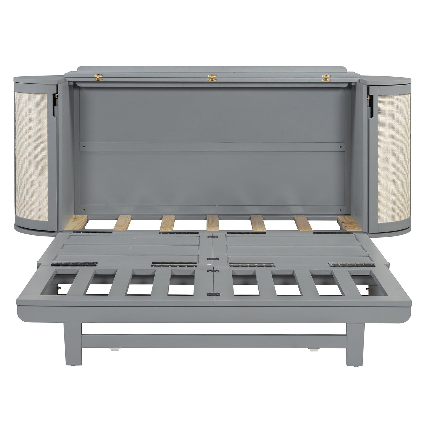 Murphy Bed With Hidden Storage & Modern Woven Design - The Sleep Loft - Online Mattress Showroom NYC